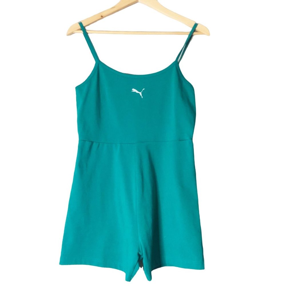 NWT PUMA Womens Romper Workout Unitard L